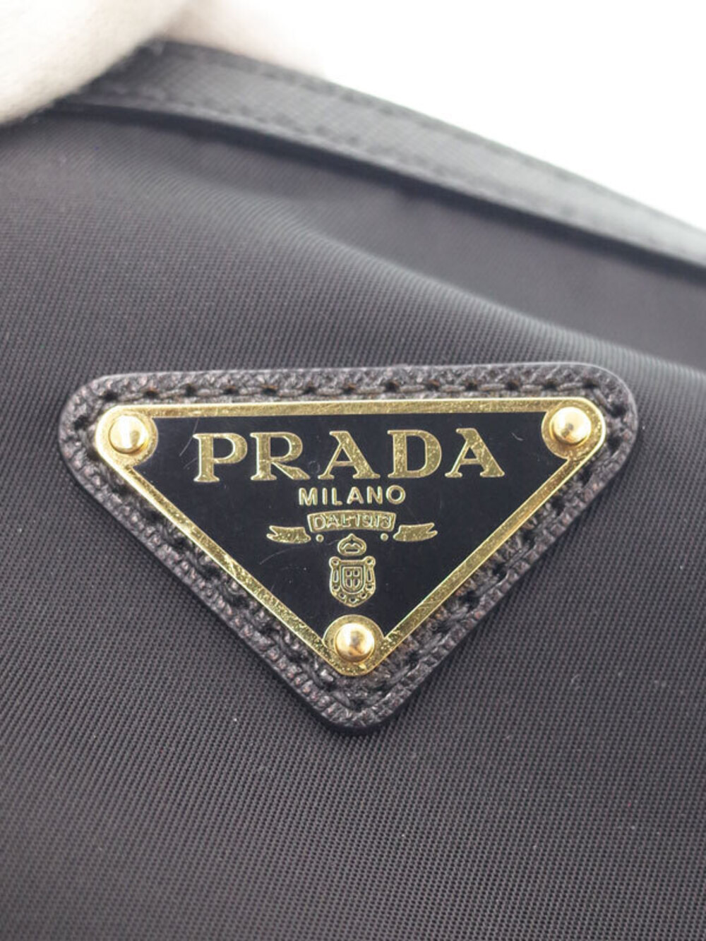 Prada shoulder Black leather Saffiano bag - Picture 7 of 9